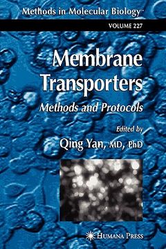 portada membrane transporters: methods and protocols (en Inglés)