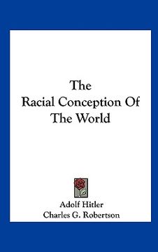 portada the racial conception of the world (en Inglés)