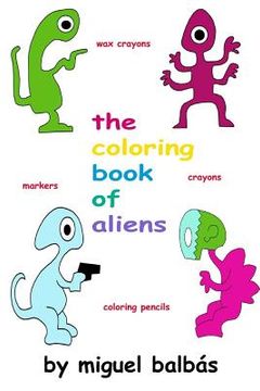 portada The coloring book of aliens (en Inglés)
