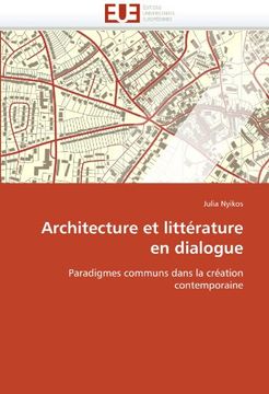 portada Architecture Et Litterature En Dialogue