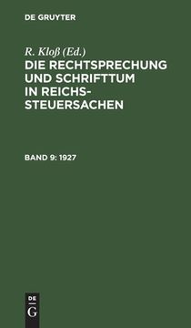 portada 1927 (German Edition) [Hardcover ] (en Alemán)
