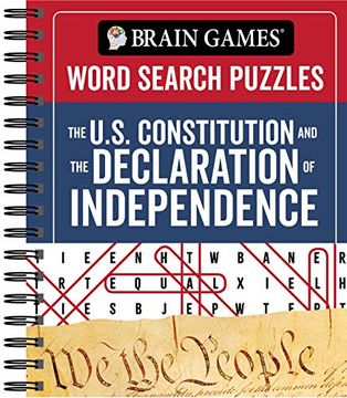 portada Brain Games - Word Search Puzzles: The U. Se Constitution and the Declaration of Independence (en Inglés)