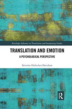 portada Translation and Emotion (Routledge Advances in Translation and Interpreting Studies) 