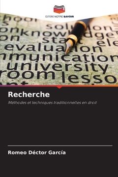 portada Recherche (en Francés)