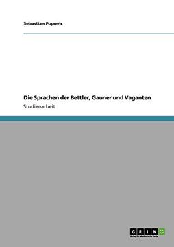 portada Die Sprachen der Bettler, Gauner und Vaganten (German Edition)