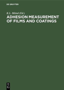 portada Adhesion Measurement of Films and Coatings 