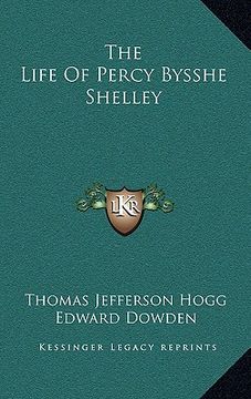 portada the life of percy bysshe shelley