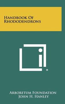 portada handbook of rhododendrons (en Inglés)