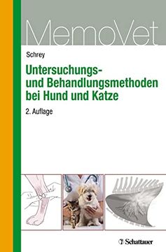 portada Untersuchungs- und Behandlungsmethoden bei Hund und Katze: Memovet (in German)