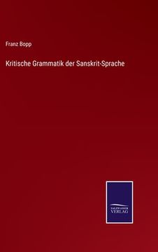 portada Kritische Grammatik der Sanskrit-Sprache (en Alemán)