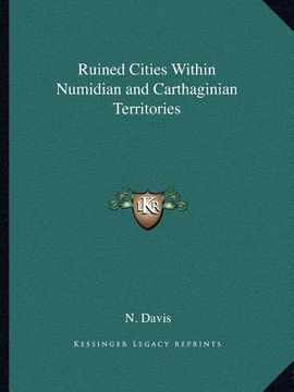 portada ruined cities within numidian and carthaginian territories (en Inglés)