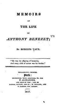 portada Memoirs of the life of Anthony Benezet (en Inglés)
