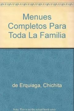portada Menues Completos Para Toda la Familia (in Spanish)