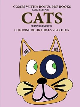 portada Coloring Book for 4-5 Year Olds (Cats) 
