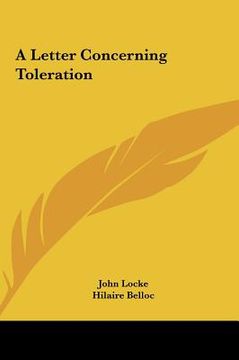 portada a letter concerning toleration (in English)