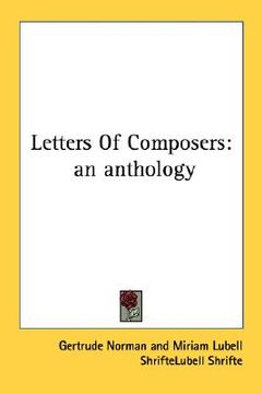 portada letters of composers: an anthology