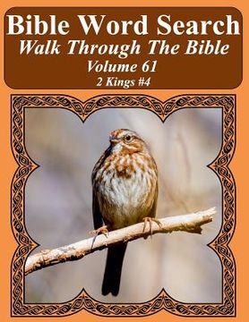 portada Bible Word Search Walk Through The Bible Volume 61: 2 Kings #4 Extra Large Print (en Inglés)