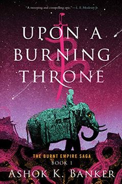 portada Upon a Burning Throne (en Inglés)
