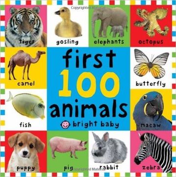 portada First 100 Animals (Bright Baby First 100) (in English)