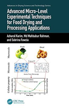 portada Advanced Micro-Level Experimental Techniques for Food Drying and Processing Applications (Advances in Drying Science and Technology) (en Inglés)