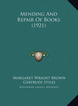 portada mending and repair of books (1921) (en Inglés)
