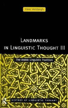 portada landmarks in linguistic thought iii