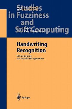 portada handwriting recognition: soft computing and probabilistic approaches (in English)
