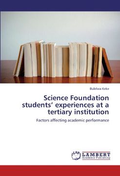 portada science foundation students' experiences at a tertiary institution (en Inglés)