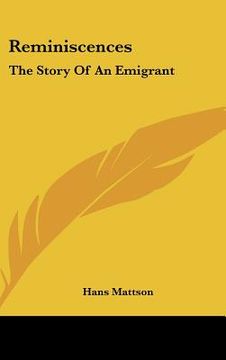 portada reminiscences: the story of an emigrant