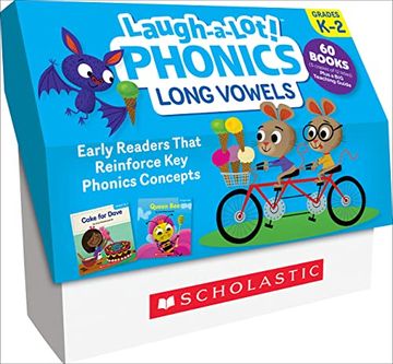 portada Laugh-A-Lot Phonics: Long Vowels (Multiple-Copy Set): A big Collection of Little Books That Teach key Decoding Skills (en Inglés)