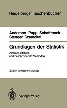 portada Grundlagen der Statistik: Amtliche Statistik und Beschreibende Methoden (en Alemán)