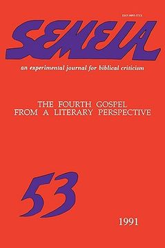 portada semeia 53: the fourth gospel from a literary perspective (en Inglés)