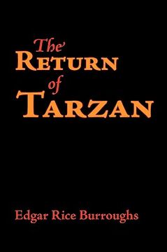portada the return of tarzan, large-print edition (in English)