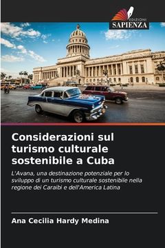 portada Considerazioni sul turismo culturale sostenibile a Cuba (in Italian)