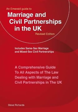 portada Emerald Guide to Marriage and Civil Partnerships in the uk, (en Inglés)