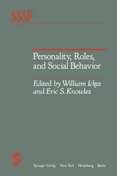 portada Personality, Roles, and Social Behavior (in English)