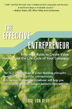 portada the effective entrepreneur (en Inglés)