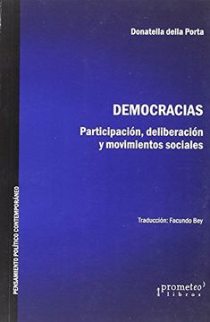 portada Democracias. Participación, Deliberación y Movimientos Sociales (in Spanish)
