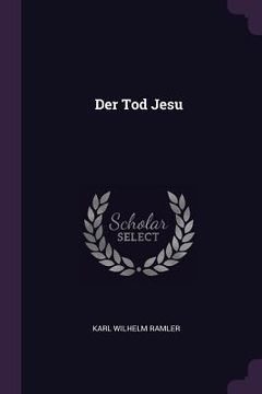 portada Der Tod Jesu (en Inglés)