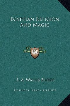 portada egyptian religion and magic (en Inglés)