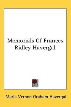 portada memorials of frances ridley havergal (en Inglés)