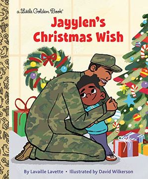 portada Jayylen's Christmas Wish (Little Golden Book) (en Inglés)