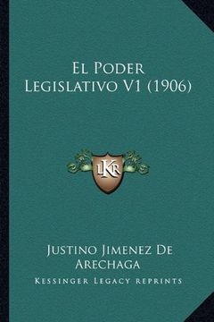 portada El Poder Legislativo v1 (1906)