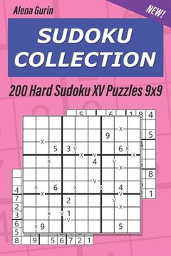 portada Sudoku Collection: 200 Hard Sudoku XV Puzzles 9x9 (en Inglés)