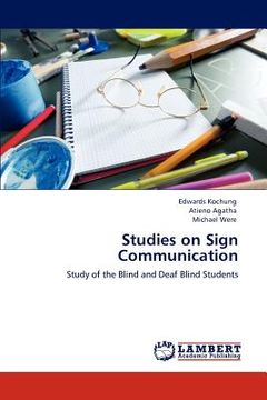 portada studies on sign communication (en Inglés)