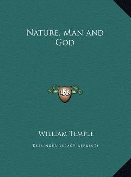 portada nature, man and god (en Inglés)