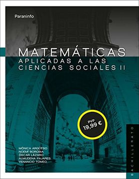 portada Matemã¡ Ticas ii Para Ciencias Sociales. 2âº Bachillerato (Lomce) (in Spanish)