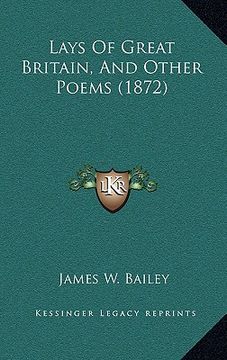portada lays of great britain, and other poems (1872)