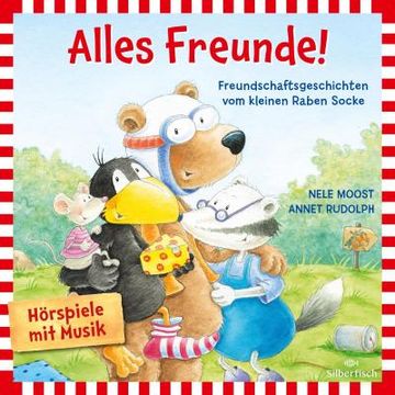 portada Alles Freunde! (Der Kleine Rabe Socke): Freundschaftsgeschichten vom Kleinen Raben Socke: 1 cd