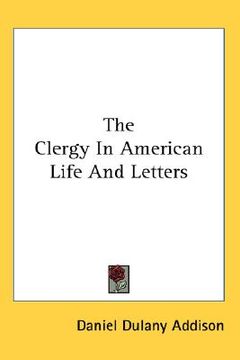 portada the clergy in american life and letters (en Inglés)